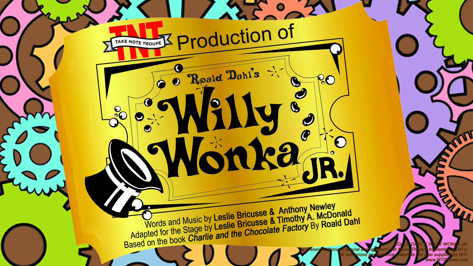 Willy Wonka Jr. presented by Take Note Troupe in Roseville