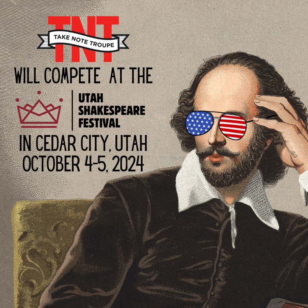 High Schoolers Can Compete at October 2024 Cedar City Shakespeare