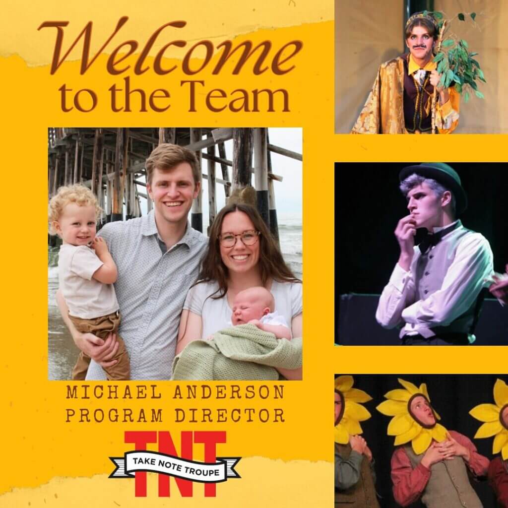 take note troupe program director michael anderson alumnus