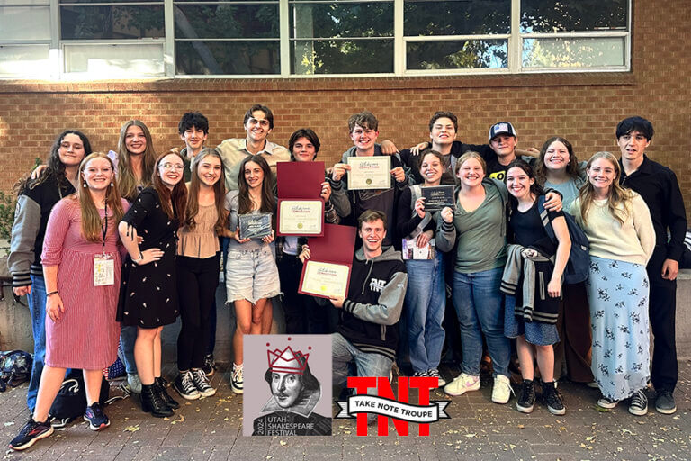 Take Note Troupe Utah Shakespeare Festival Competition Winners 2024 Cedar City Ensemble Dance Sweepstakes