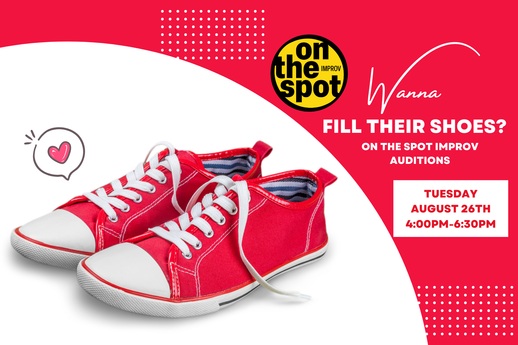 on the spot improv, ots, comedy improv, improvisation, audition