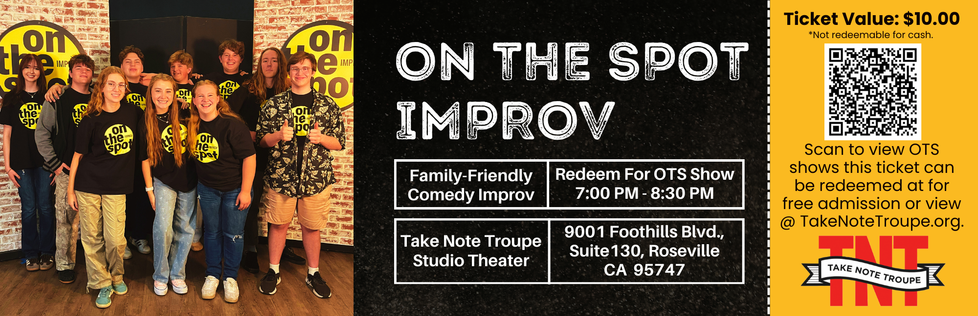 On the Spot Improv Ticket - Image 2