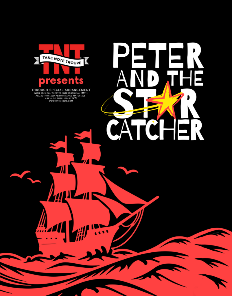 Peter and the Starcatcher, community theater, audition, performing arts, summer, camp, adults, alumni, high school, Roseville