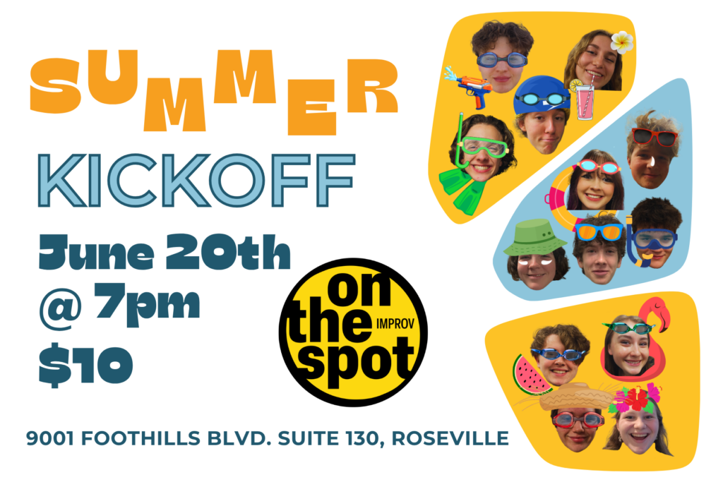 June On the Spot Improv Show Comedy Improv Roseville summer kickoff show