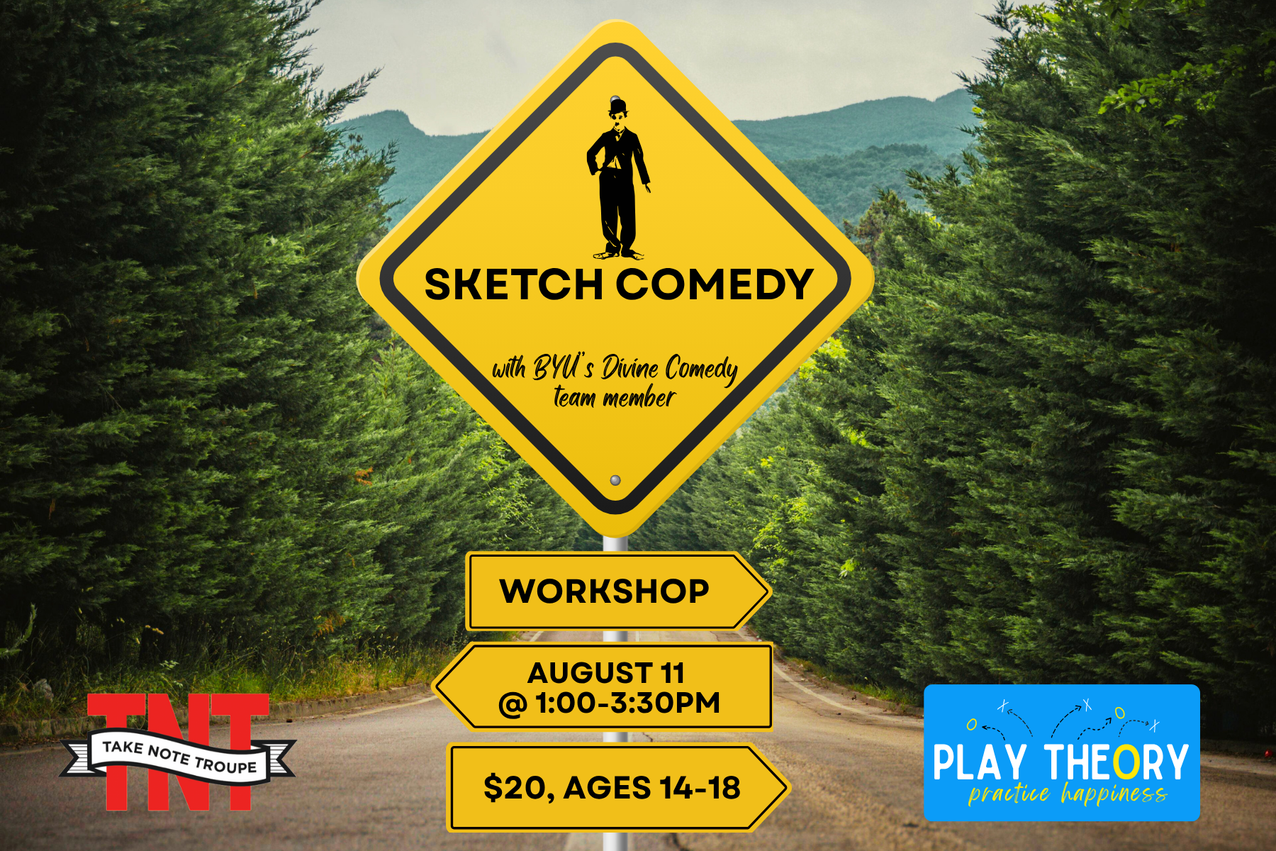 TNT workshop sketch comedy byu divine comedy